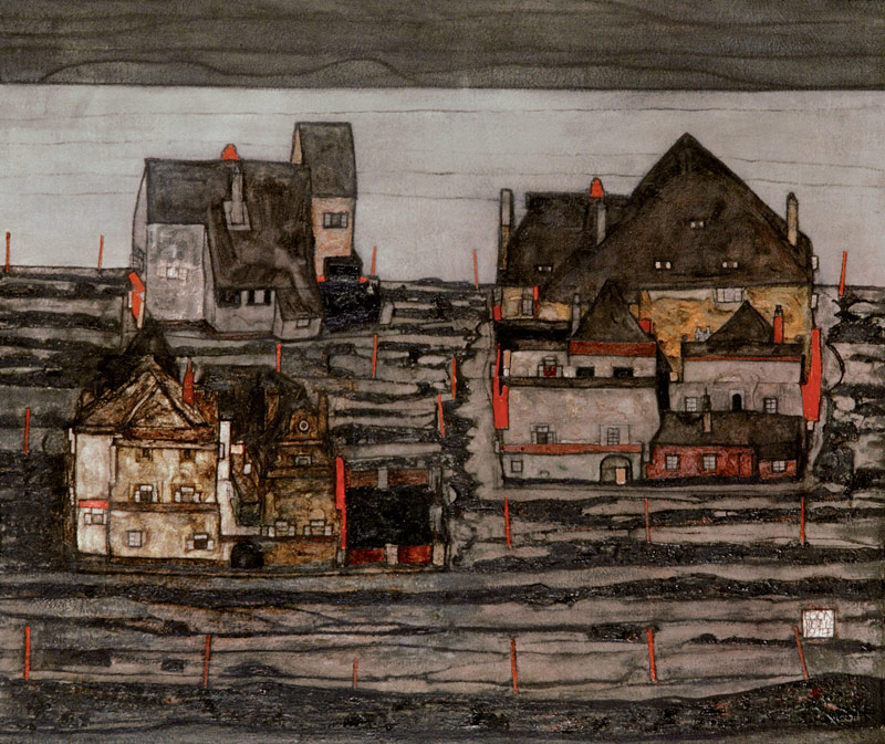 Suburb I. od Egon Schiele