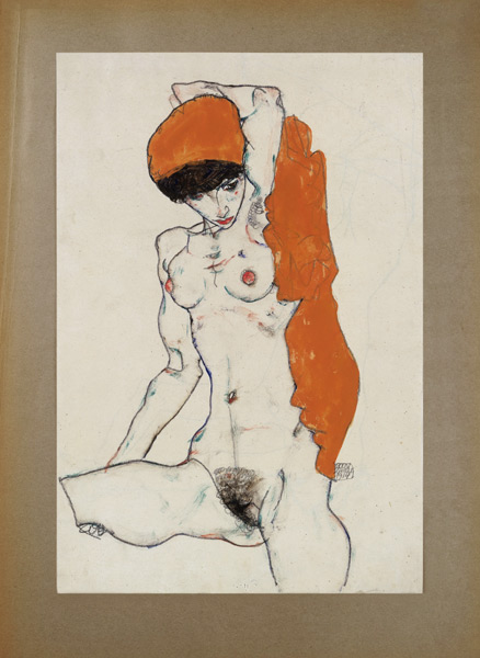 Nude od Egon Schiele