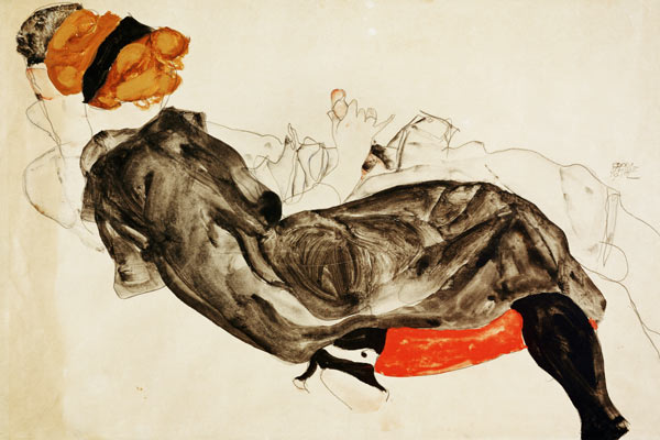 Lovers od Egon Schiele