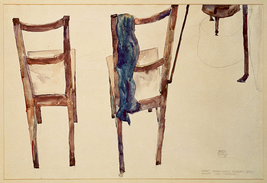 Art Cannot be Modern: Art is Eternal od Egon Schiele