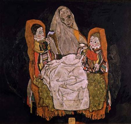 Mother with two children od Egon Schiele