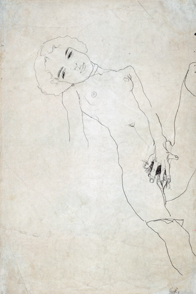 Nude od Egon Schiele
