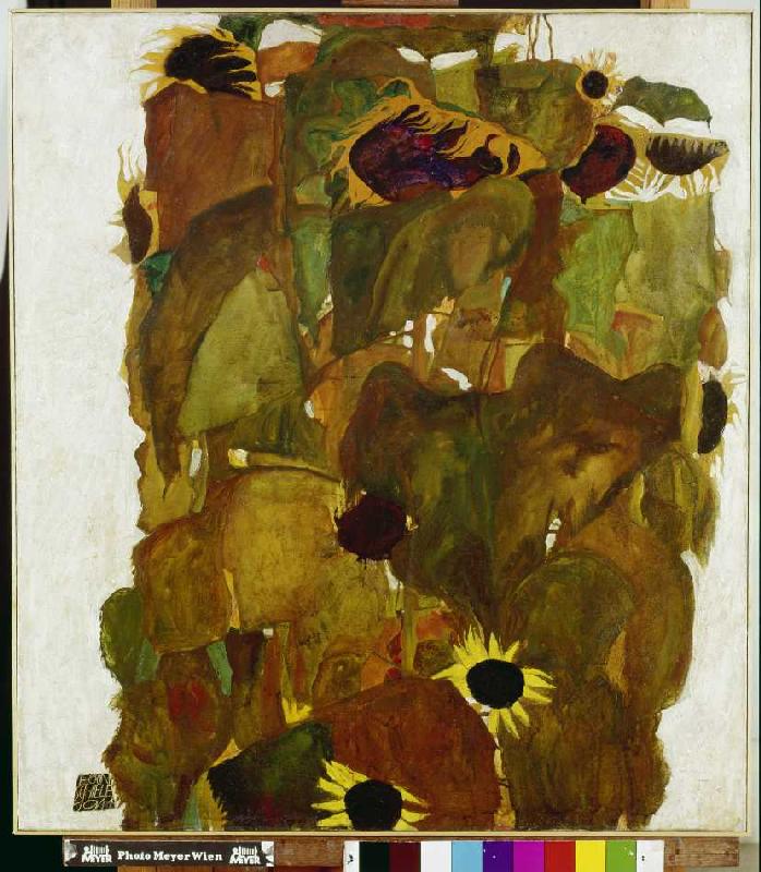 Sonnenblumen od Egon Schiele