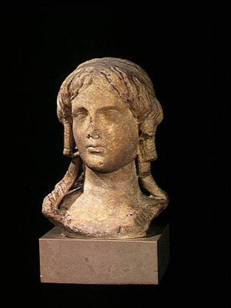 Head of Berenice I (c.317-c.275 BC) or Cleopatra I, Ptolemaic Period od Egyptian