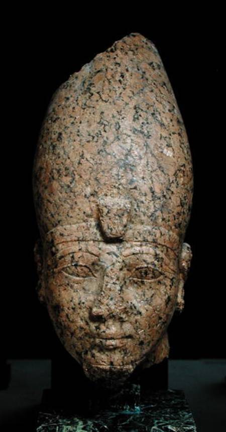 Head of Hatshepsut (c.1473-c.1458 BC) or Tuthmosis II (c.1491-c.1479) New Kingdom od Egyptian