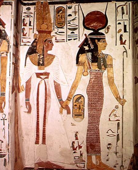 Isis and Nefertari, from the Tomb of Nefertari, New Kingdom od Egyptian