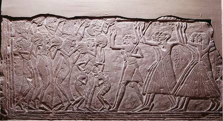 Relief depicting a funeral cortege, from Saqqara od Egyptian