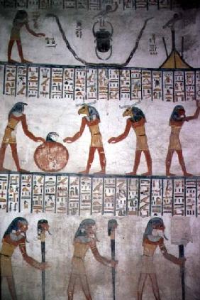 Mural from Chamber I in the Tomb of Ramesses VI