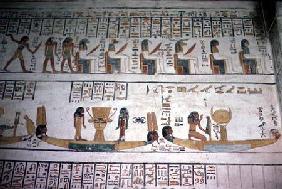 Scene from the Book of the Gates, from the Tomb of Ramesses VI