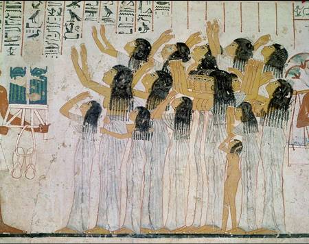 Weeping Women in a Funeral Procession, from the Tomb-Chapel of Ramose, Vizier and Governor of Thebes od Egyptian