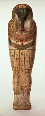 The sarcophagus of Psamtik I (664-610 BC) Late Period (painted wood) (for details see 95060-64) od Egyptian 26th Dynasty