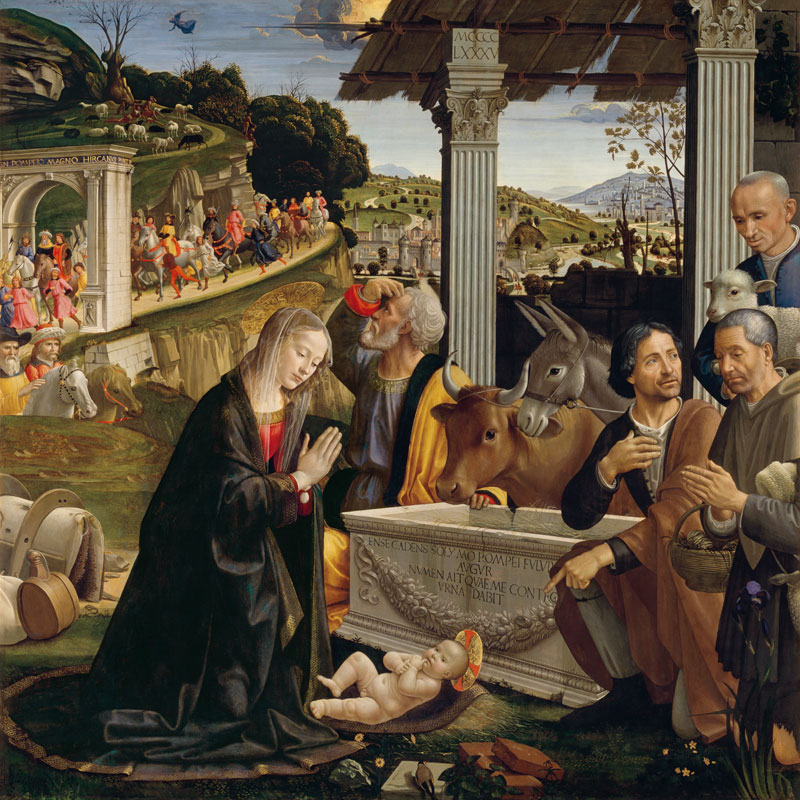 Adoration of Shepherds od  (eigentl. Domenico Tommaso Bigordi) Ghirlandaio Domenico