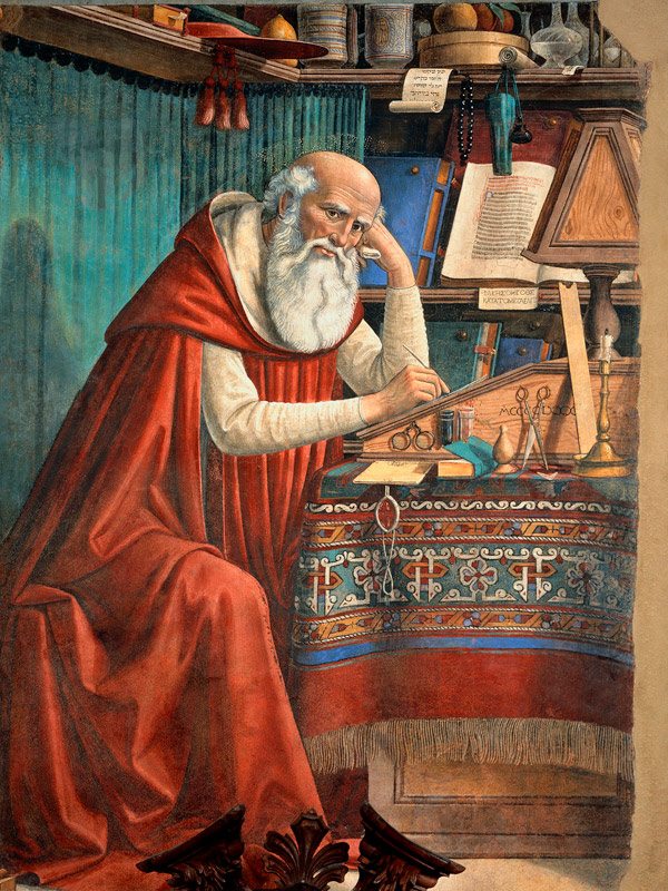 St. Jerome od  (eigentl. Domenico Tommaso Bigordi) Ghirlandaio Domenico