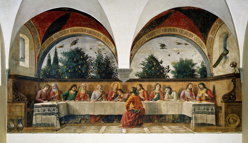 The Last Supper od  (eigentl. Domenico Tommaso Bigordi) Ghirlandaio Domenico