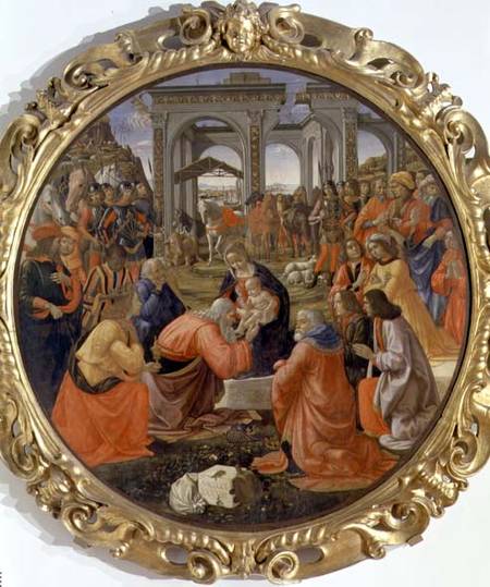 The Adoration of the Magi od  (eigentl. Domenico Tommaso Bigordi) Ghirlandaio Domenico