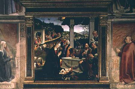 The Birth of Christ od  (eigentl. Domenico Tommaso Bigordi) Ghirlandaio Domenico