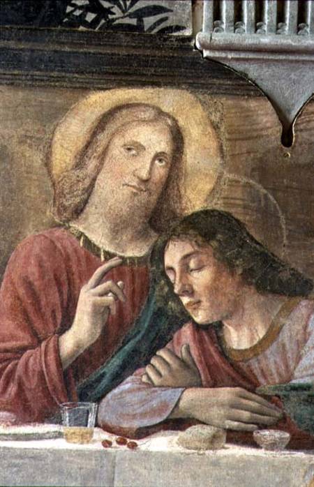 Christ's Head, from the Last Supper od  (eigentl. Domenico Tommaso Bigordi) Ghirlandaio Domenico