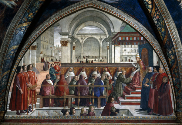 St.Francis bef.Honorius III od  (eigentl. Domenico Tommaso Bigordi) Ghirlandaio Domenico