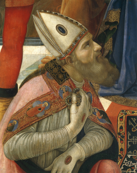 D.Ghirlandaio, St.Justus od  (eigentl. Domenico Tommaso Bigordi) Ghirlandaio Domenico