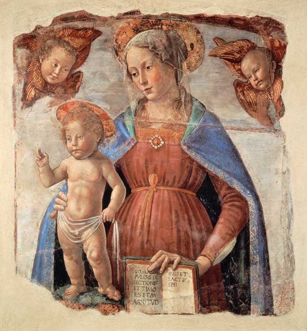 Virgin and Child od  (eigentl. Domenico Tommaso Bigordi) Ghirlandaio Domenico