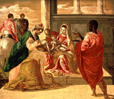 The Adoration of the Magi od (eigentl. Dominikos Theotokopulos) Greco, El