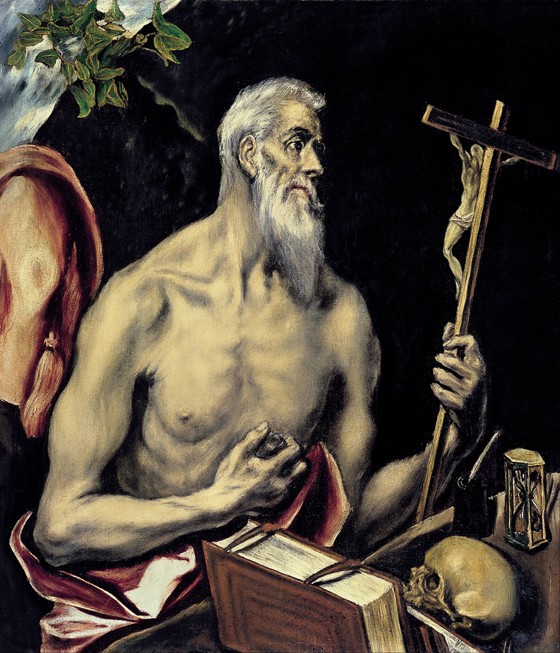 The Repentant Saint Jerome od (eigentl. Dominikos Theotokopulos) Greco, El