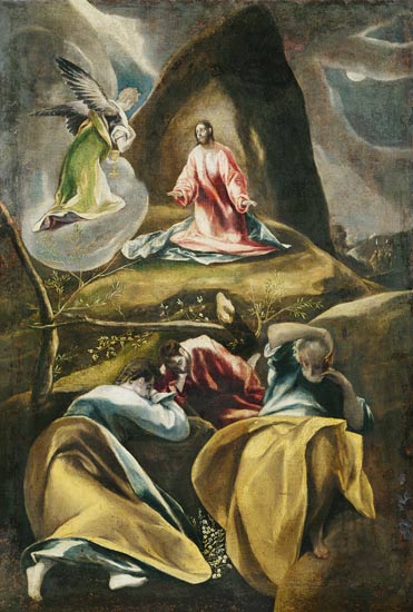 Christ in the Garden of Olives od (eigentl. Dominikos Theotokopulos) Greco, El