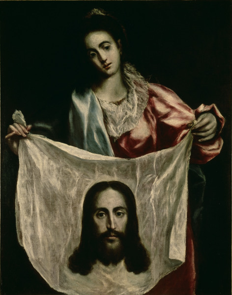 St. Veronica od (eigentl. Dominikos Theotokopulos) Greco, El