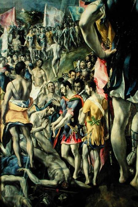 The Martyrdom of St. Maurice od (eigentl. Dominikos Theotokopulos) Greco, El