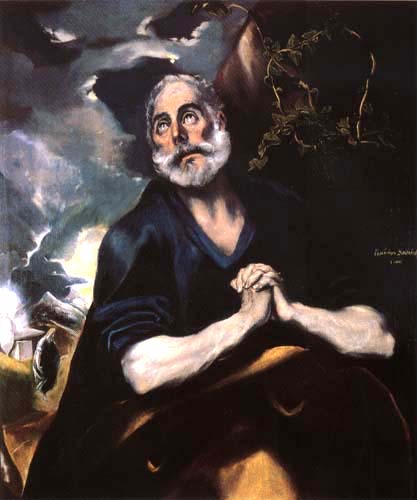 Reuiger of St. Peter od (eigentl. Dominikos Theotokopulos) Greco, El