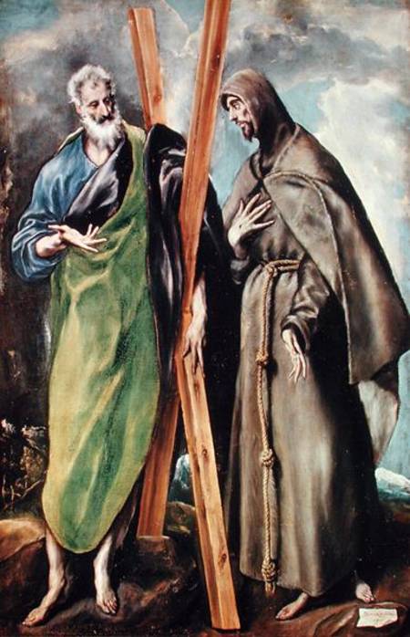 SS. Andrew and Francis of Assisi od (eigentl. Dominikos Theotokopulos) Greco, El