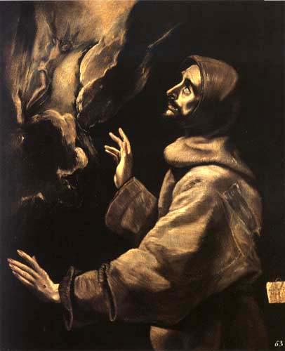 Stigmatisation of the St. Franziskus II od (eigentl. Dominikos Theotokopulos) Greco, El