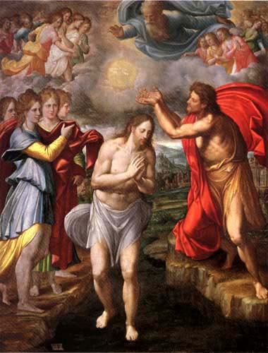 Baptize Christi II od (eigentl. Dominikos Theotokopulos) Greco, El