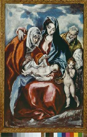 The Holy Family with St. Anna and the young Johannes d.T.