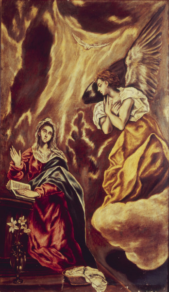 Annunciation to Mary od (eigentl. Dominikos Theotokopulos) Greco, El