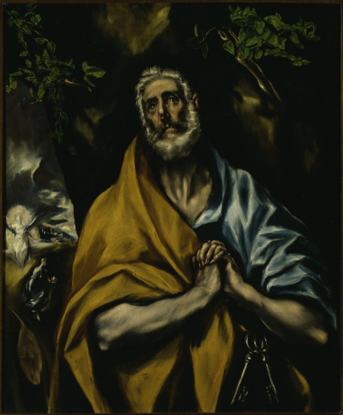 The Repentant Peter od (eigentl. Dominikos Theotokopulos) Greco, El