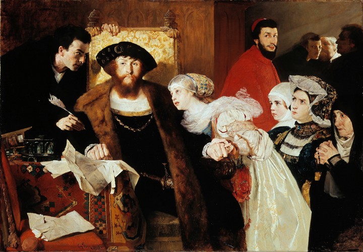 Christian II Signing the Death Warrant of Torben Oxe od Eilif Peterssen