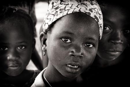 Three kids, Benin