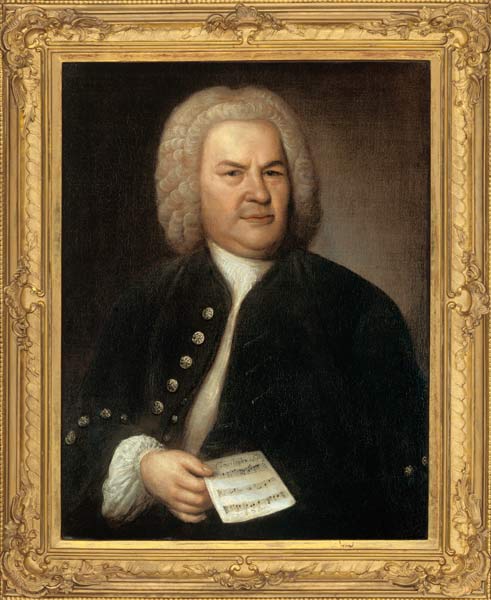 Portrét Johanna Sebastiana Bacha od Elias Gottlob Haussmann