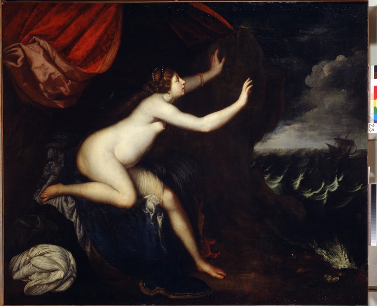 Ariadne od Elisabetta Sirani