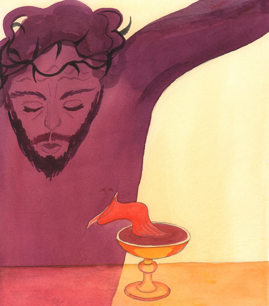 Christ poured out His life-blood for us, on Calvary od Elizabeth  Wang