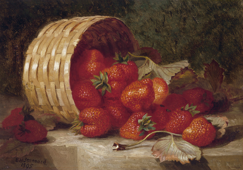 Erdbeeren in einem Korb od Eloise Harriet Stannard