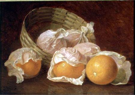 A Basket of Oranges od Eloise Harriet Stannard