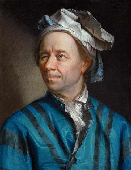Portrait of the mathematician Leonhard Euler