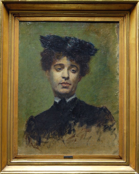 Portrait of Marie Lemasson od Emile Bernard