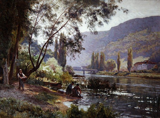 At the River''s Edge od Emile Isenbart
