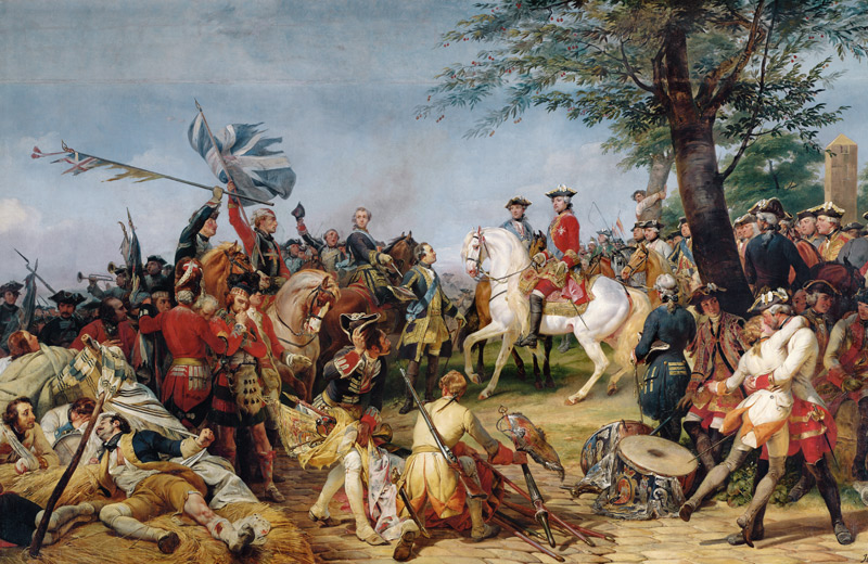 Battle of Fontenoy / H.Vernet od Emile Jean Horace Vernet