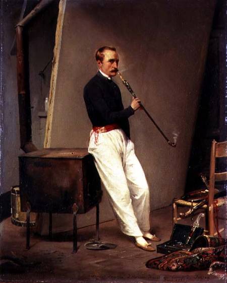 Self Portrait od Emile Jean Horace Vernet