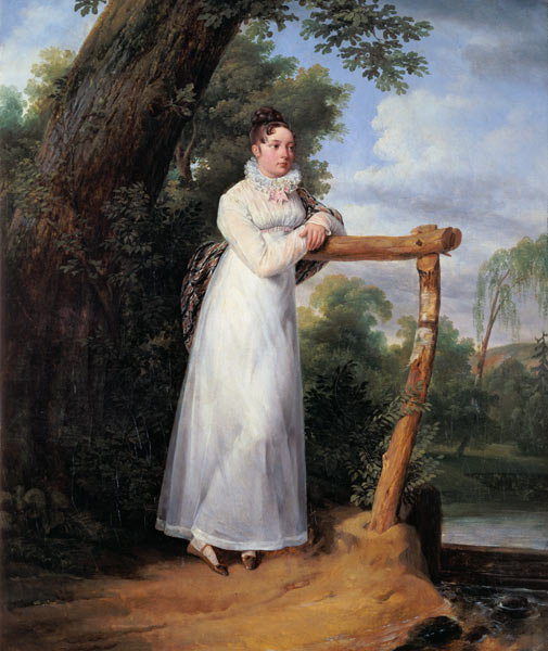 Madame Philippe Lenoir (1792-1874) od Emile Jean Horace Vernet