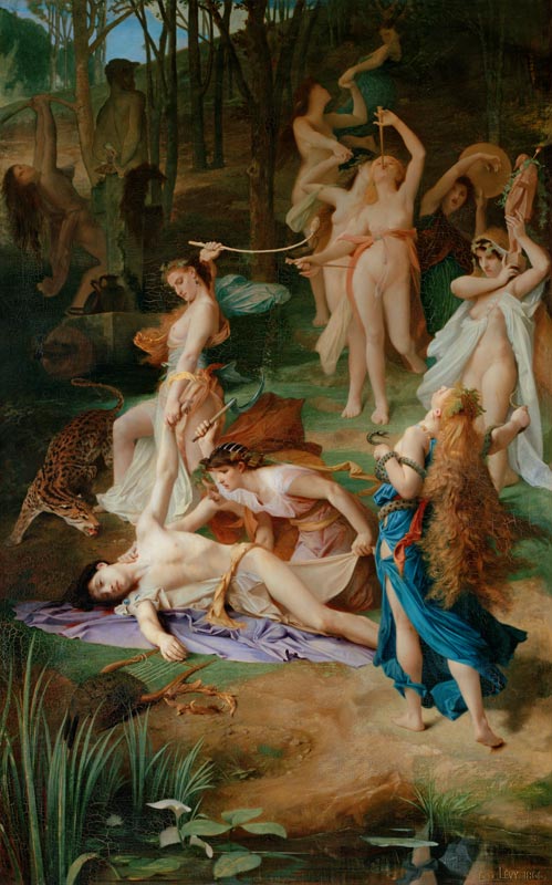 Death of Orpheus od Emile Lévy